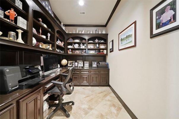 Home Office, Interior, Recessed Lighting
