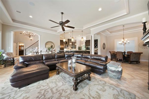Chandelier, Dining room, Interior, Kitchen, Living room, Pendant Lights, Recessed Lighting