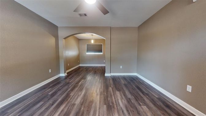 Empty room, Interior, Wood Texture Flooring