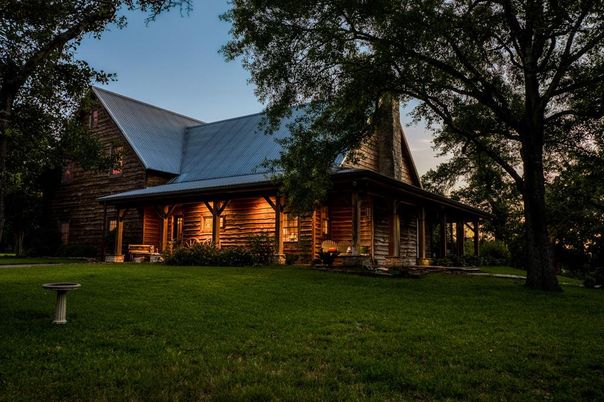 Backyard, Exterior, Facade, Log Home