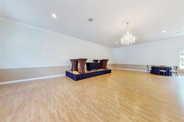 Chandelier, Interior, Recessed Lighting, Wood Texture Flooring
