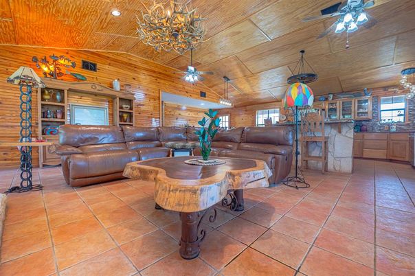 Interior, Living room, Recessed Lighting, Wooden Ceilings, Wooden Walls