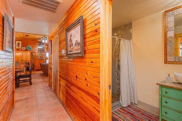 Bathroom, Interior, Wooden Walls