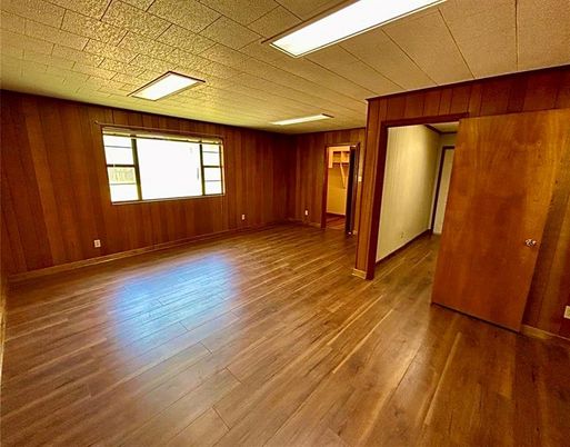 Empty room, Interior, Wood Texture Flooring, Wooden Walls