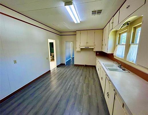 Interior, Kitchen, Wood Texture Flooring