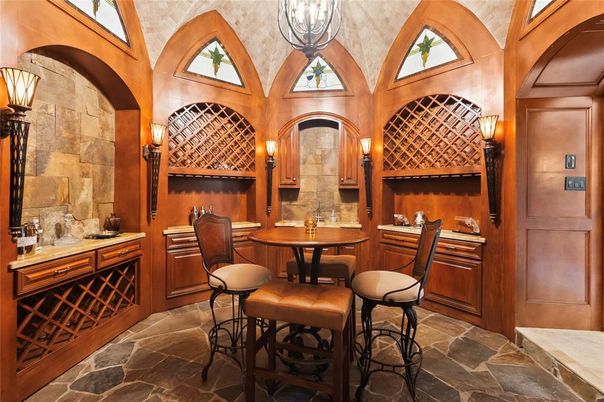 Dining room, Interior, Stone Walls