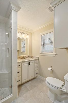 Bathroom, Glass Shower, Interior
