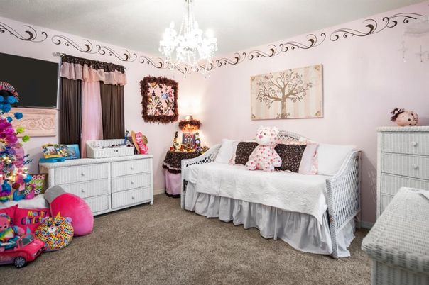 Bedroom, Chandelier, Interior