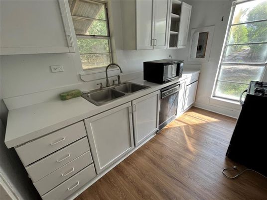 Interior, Kitchen, Wood Texture Flooring