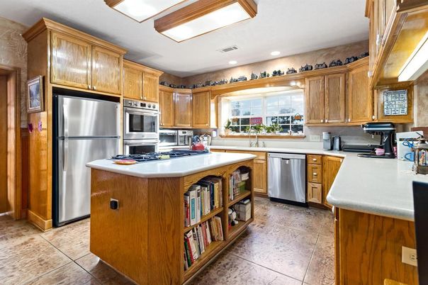 Interior, Kitchen, Recessed Lighting, Stainless Steel Appliances
