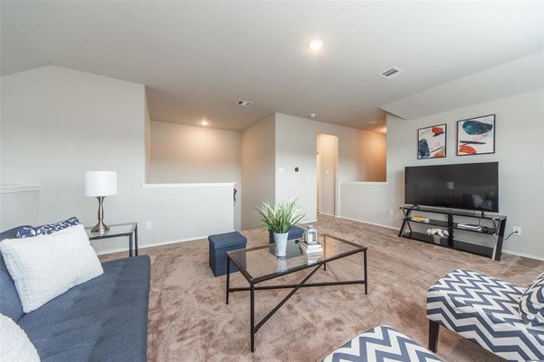 Interior, Living room, Recessed Lighting