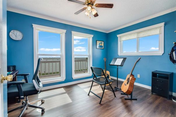 Home Office, Interior, Wood Texture Flooring