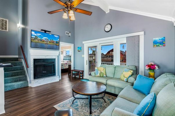 Fireplace, Interior, Living room, Wood Texture Flooring