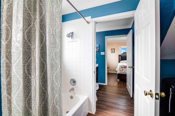 Bathroom, Interior, Wood Texture Flooring