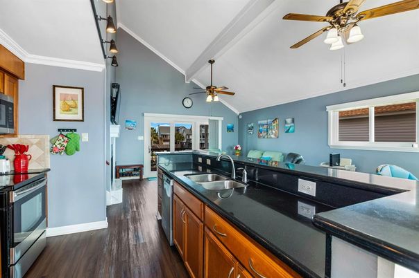 Interior, Kitchen, Wood Texture Flooring
