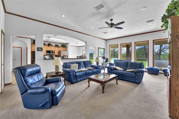 Interior, Kitchen, Living room, Recessed Lighting, Stainless Steel Appliances