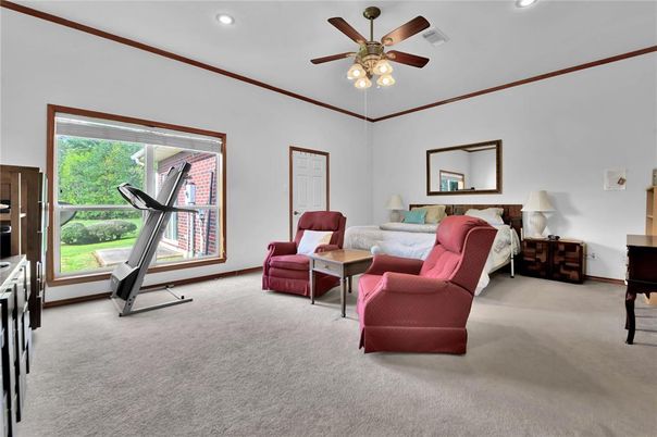 Bedroom, Interior, Living room, Recessed Lighting