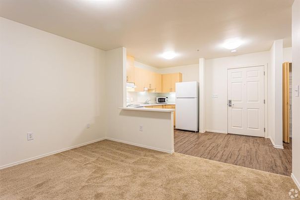 Empty room, Interior, Kitchen, Wood Texture Flooring