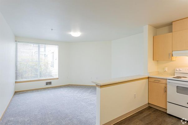 Empty room, Interior, Kitchen
