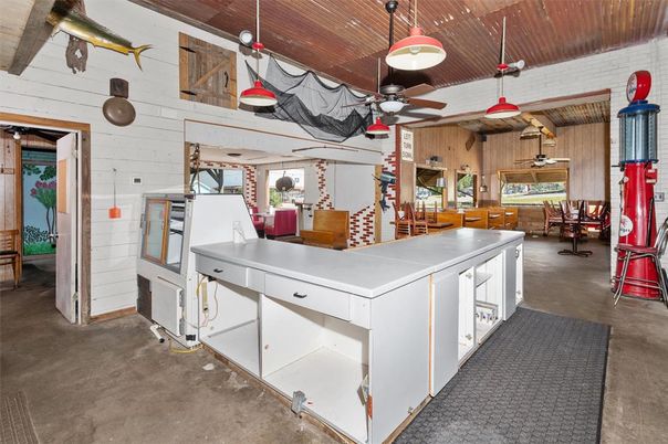 Dining room, Interior, Kitchen, Wooden Walls