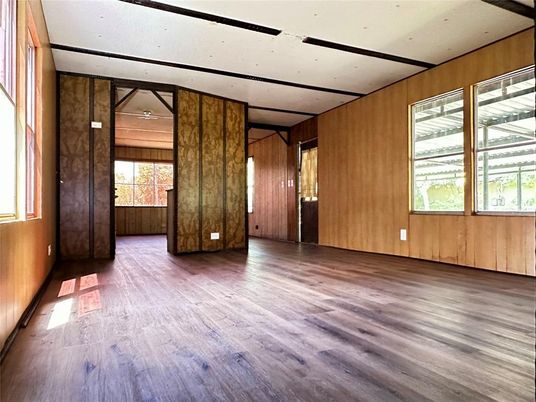 Empty room, Interior, Wood Texture Flooring, Wooden Walls