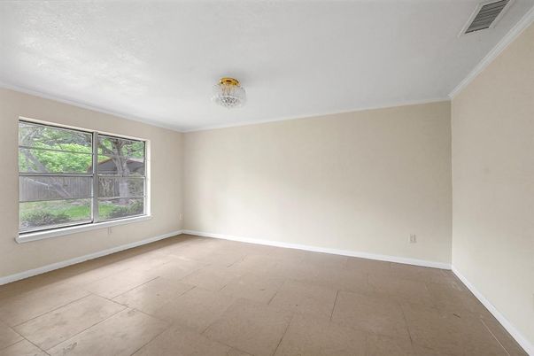 Chandelier, Empty room, Interior