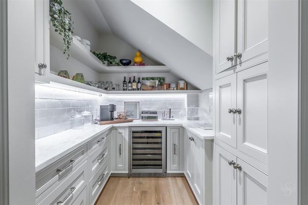 Interior, Kitchen, Wood Texture Flooring