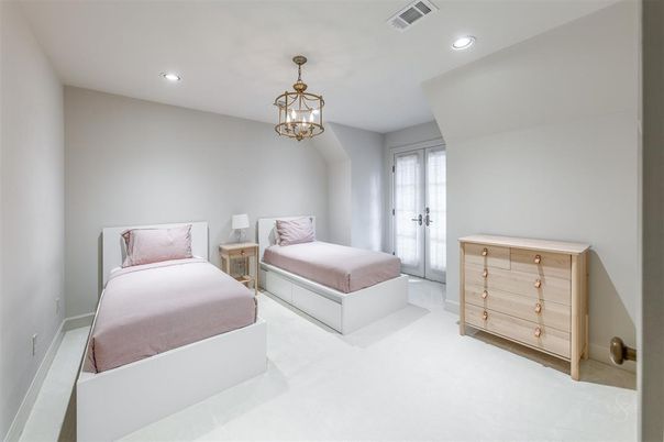 Bedroom, Interior, Recessed Lighting