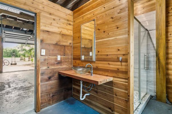 Bathroom, Interior, Wooden Walls