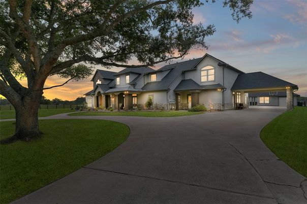 Attached, Backyard, Exterior, Facade, Farmhouse