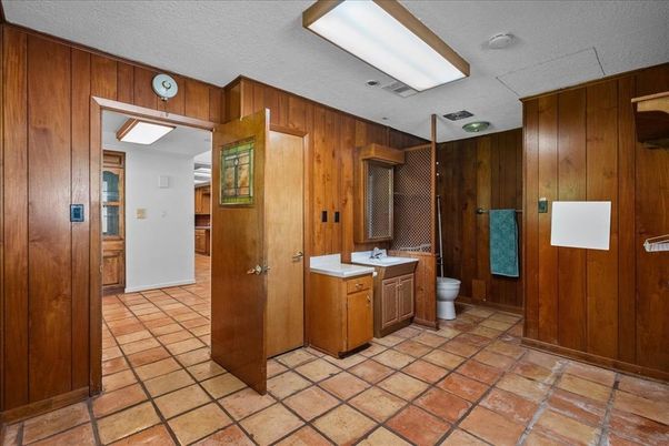 Bathroom, Interior, Wooden Walls