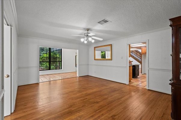 Empty room, Interior, Wood Texture Flooring