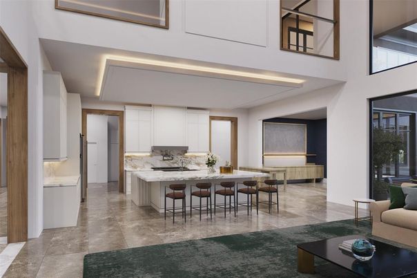 Dining room, Interior, Kitchen, Living room