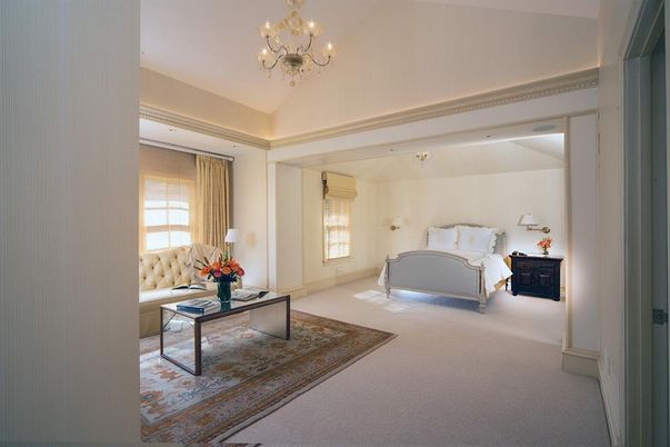 Bedroom, Chandelier, Interior