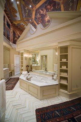 Bathroom, Interior, Recessed Lighting