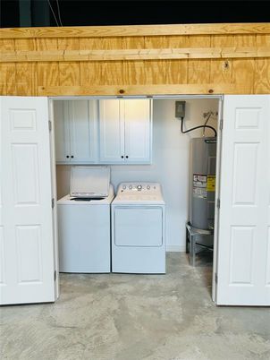 Interior, Utility Closets, Washer, Wooden Walls