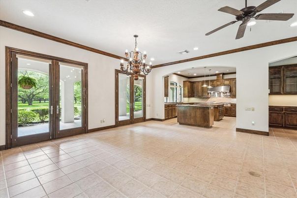 Chandelier, Interior, Kitchen, Recessed Lighting