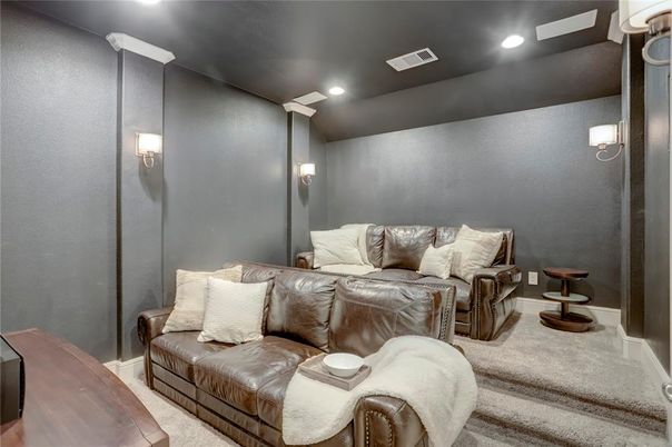 Interior, Living room, Recessed Lighting