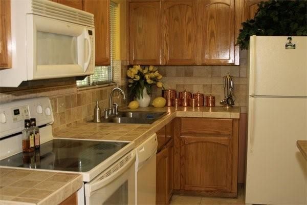 Interior, Kitchen, Tile Countertops