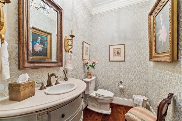 Bathroom, Interior, Wood Texture Flooring