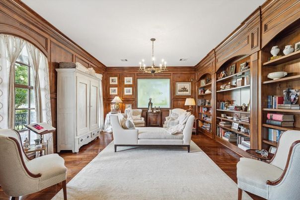Chandelier, Interior, Living room, Wood Texture Flooring, Wooden Walls