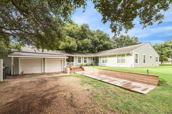 Attached, Backyard, Exterior, Facade, Ranch