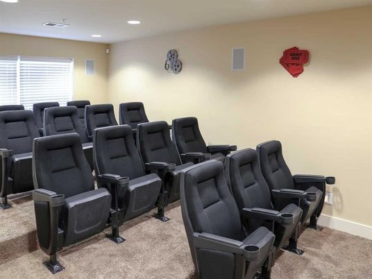 Home Theatre Room, Interior, Recessed Lighting, Theatre Room