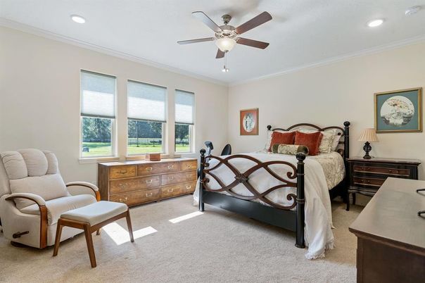 Bedroom, Interior, Recessed Lighting