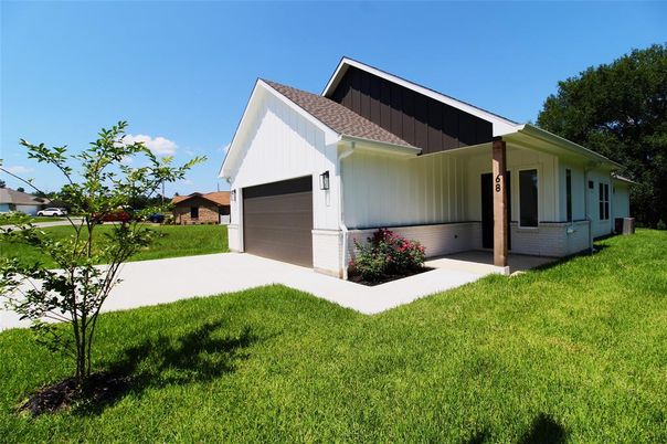 Attached, Backyard, Exterior, Facade, Farmhouse