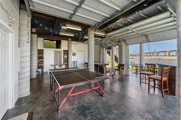Game Room, Interior, Stone Walls