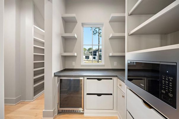 Interior, Kitchen, Wood Texture Flooring