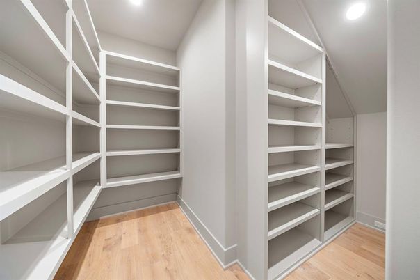 Interior, Recessed Lighting, Walk-in Closets, Wood Texture Flooring