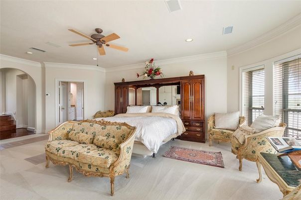 Bedroom, Interior, Recessed Lighting