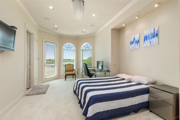 Bedroom, Home Office, Interior, Recessed Lighting